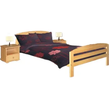 Postel Dřevěná postel Amelie 200x180 Borovice Doprava ZDARMA.