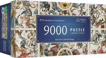 Puzzle Trefl PRIME Staré nebeské mapy souhvězdí 9000 dílků