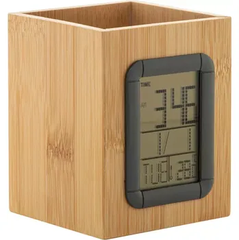 Hodiny Horubo multifunkční stojánek na pera - přírodní - AP864013