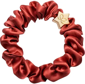 Gold Star Silk Scrunchie Persimmon