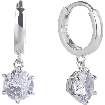 Souprava šperků Bealio BEALIO Stříbrné náušnice KULATÉ visací 8 mm 03-10317-2637