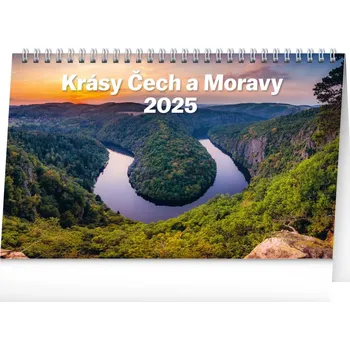 Kalendář Notique Stolní kalendář Krásy Čech a Moravy 2025