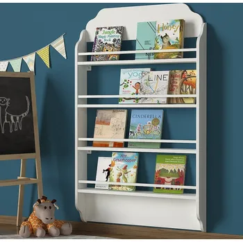 Knihovna Závěsná knihovna MARONI bílá