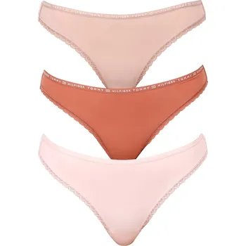 Kalhotky 3PACK dámská tanga Tommy Hilfiger vícebarevná (UW0UW02824 0TG) L