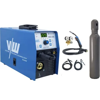 Svářečka VECTOR WELDING VECTOR MIG 225 + příslušenství + ventil + lahev