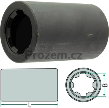 Auto-moto Profilový náboj, Cuma 40 (14), délka 100 mm, 71001400100