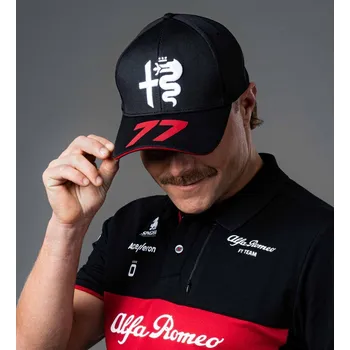 Kšiltovka Alfa Romeo F1 Team týmová kšiltovka Valtteri Bottas černá