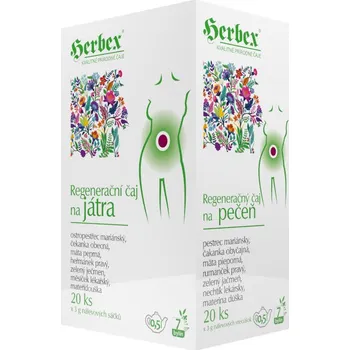 Horký nápoj Čaj regenerační na játra - Herbex 60g