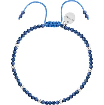 Náramek Rhodiovaný náramek z mosazi se zirkony - AR537-5079