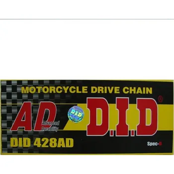 Řetězová sada pro motocykl DID hnací řetěz 428AD-130 (130 článků) bez O-kroužků, rozpojený + spojka (DID hnací řetěz 428AD-130 (130 článků) bez O-kroužků, rozpojený + spojka)