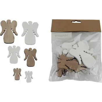 Vánoční dekorace Dekorace anděl, 18 ks D6578