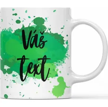 Hrnek Green s vlastním textem - Růžová