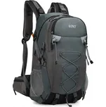 Šedý zipový velký cestovní batoh Kornilios