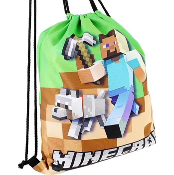 Sportovní vak Vak na záda Minecraft (doplňky a minecraft oblečení pro děti)