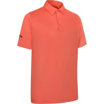 Callaway Swing Tech Solid pánské polo, spiced coral pánské, S