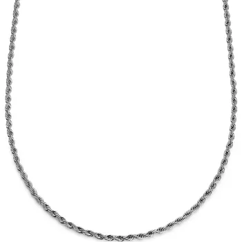 Náhrdelník Essentials | 4mm točený řetízek stříbrné barvy - Lucleon