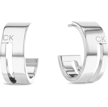 Šperk Calvin Klein Nadčasové kruhové náušnice Geometric Essentials 35000677 + 2 měsíce na vrácení zboží