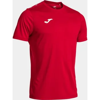 Pánské/Chlapecké sportovní tričko JOMA CAMISETA MANGA CORTA OLIMPIADA HANDBALL ROJO Velikost: M, Barva: RED