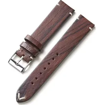 Řemínek na hodinky Kožený řemínek Ricardo Firenze, hnědý, Quick Release