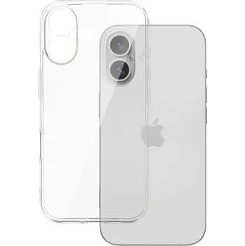 Pouzdro na mobilní telefon Zadní kryt pro iPhone 16 Plus 2 mm průhledný