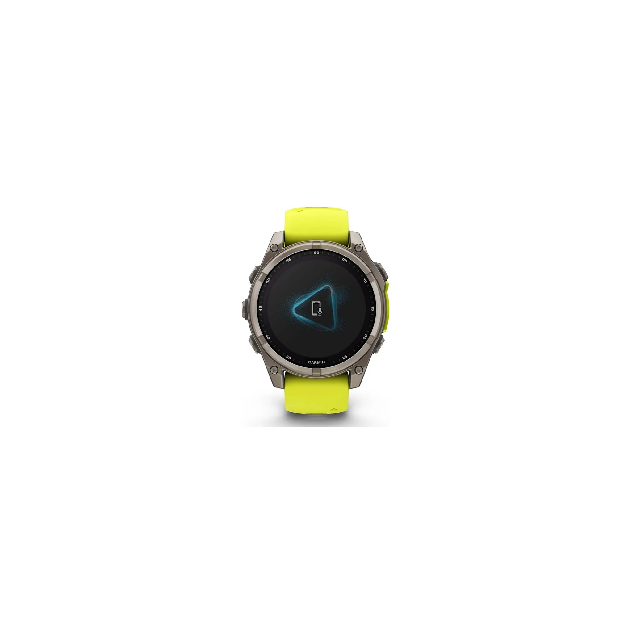 Fotografie 7 - Chytré hodinky Garmin fēnix 8 51 mm Solar Sapphire Titanium Amp Yellow/Graphite Silicone Band