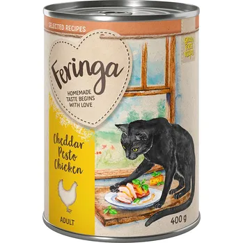 24x400g Feringa Selected Recipes - kuře s čedarem a pestem