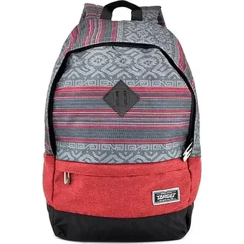 Školní kufřík Target Batoh červeno-šedý