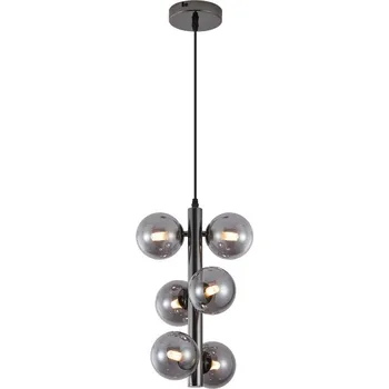 Wofi 6014-605W - LED Lustr na lanku VILLA 6xG9/3W/230V černá