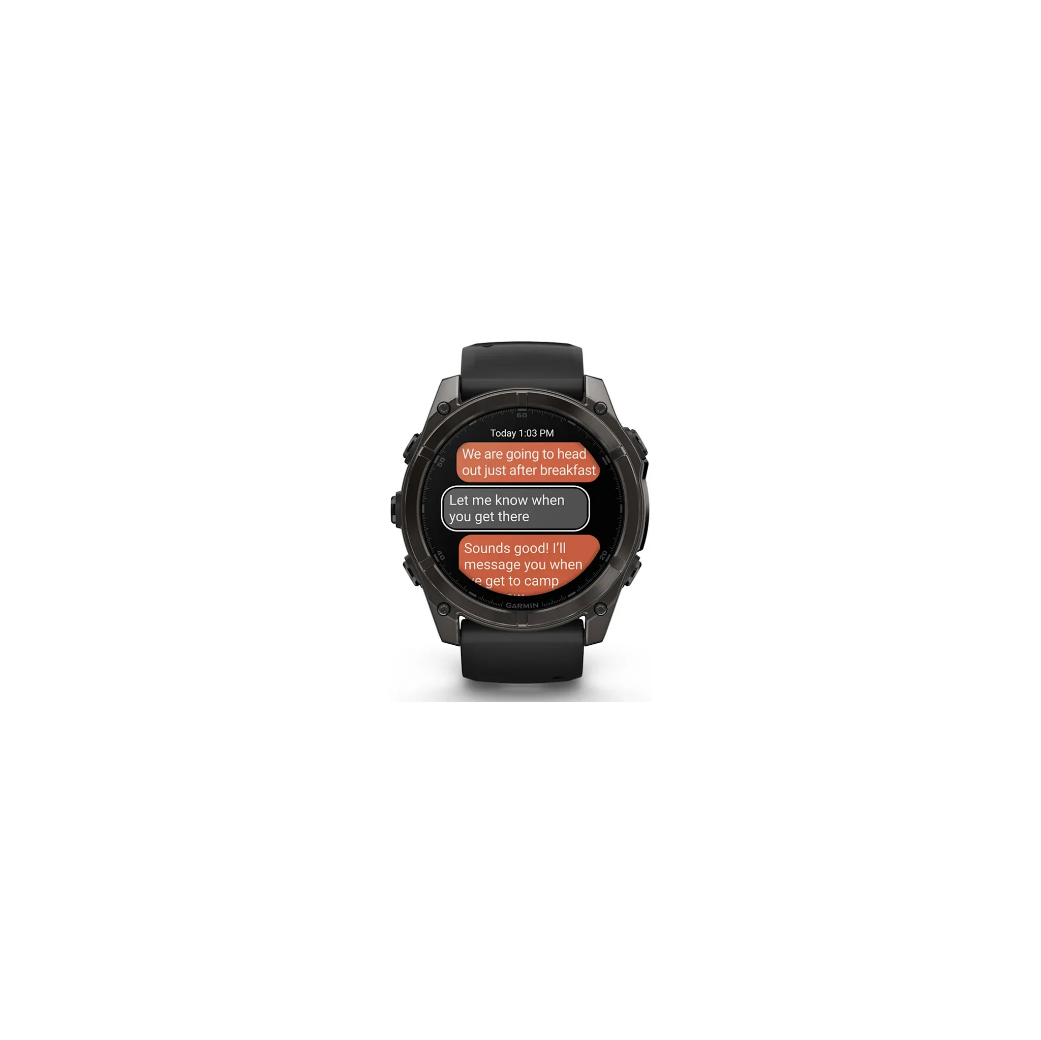 Fotografie 3 - Chytré hodinky Garmin fēnix 8 51 mm Sapphire Carbon Gray DLC Titanium Black/Gray Silicone Band