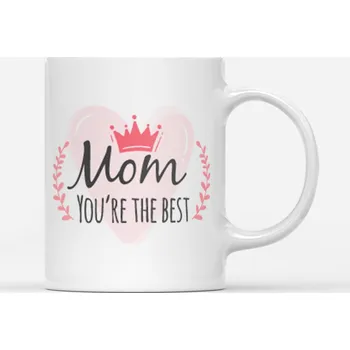 Hrnek Mom You Are The Best - Oranžová