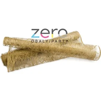 Sizofiber 'pavučinková síťovina' 50 cm x 5 m - zlatá