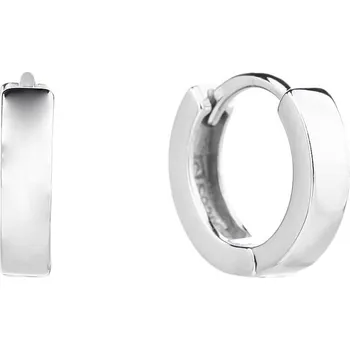 Náušnice Bealio BEALIO Stříbrné náušnice KROUŽKY 11 mm 03-12111-2660