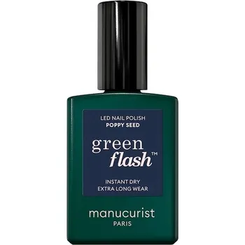Lak na nehty manucurist-Paris Nehty Lak-na-nehtyGreen FlashLED gelová barva na nehty Poppy Seed 15 ml (32 200,00 Kč / 1 l)