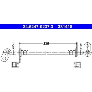 Brzdová hadice Brzdová hadice ATE 24.5247-0237.3