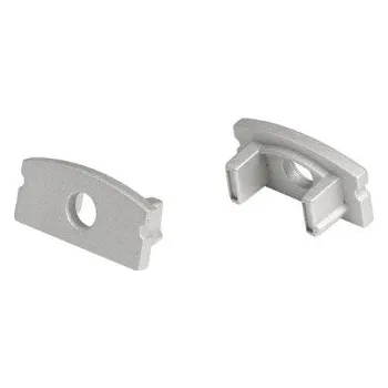 LED páska McLED koncovka s otvorem pro profil PH2 stříbrná (ML-762.021.74.1)