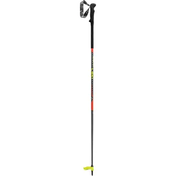Trekingová hůl Skialpové hole LEKI Mezza Lite Bright Red-Black-Neonyellow - 145 cm