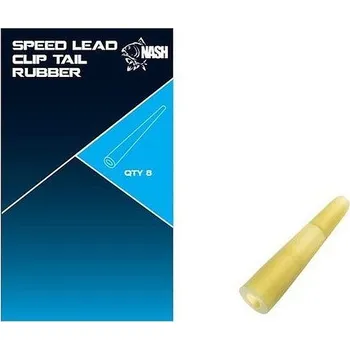 NASH - Převlek na závěsku Speed Lead Clip Tail Rubber Weed Green