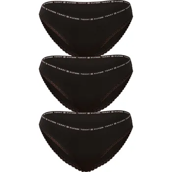 Kalhotky 3PACK dámské kalhotky Tommy Hilfiger černé (UW0UW02825 0R7) XS