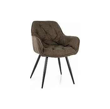 Jídelní židle Židle CHERRY BJORN jídelní černé nohy /olivová 77