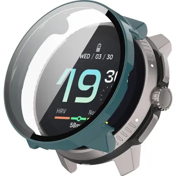 VSECHNONAMOBIL 84952 PC FULL COVER Plastový kryt se sklem pro Suunto Race S tmavě zelený