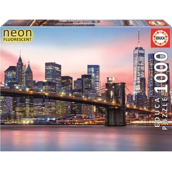 Recenze Educa Svítící Brooklynský most New York 1000 dílků Puzzle Recenze Educa Svítící Brooklynský most New York 1000 dílků