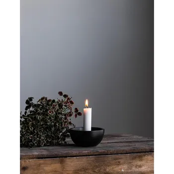 Vánoční svícen STOREFACTORY Keramický svícen LIDATORP mini P.10cm černý