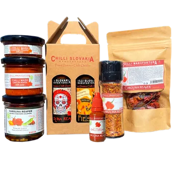 Omáčka EXTRA HOT Duo výhodný chilli set 8-dílný