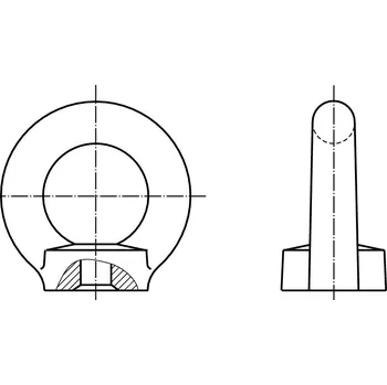 Matice PROFISTYL DIN 582 matice závěsná C15E černá Varianta: DIN 582 matice závěsná C15E bez PÚ M12