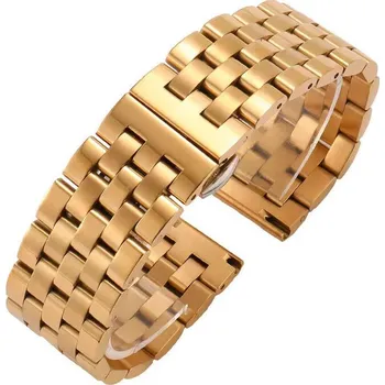 Řemínek na hodinky Ocelový náramek Ricardo Genova, zlatý, Quick Release