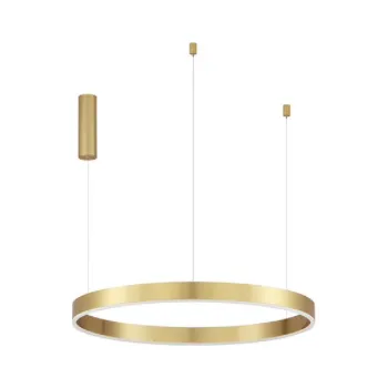 Nova Luce Závěsné LED svítidlo MOTIF, ø 80cm, 50W 2700-6000K stmívatelné Barva: Mosaz