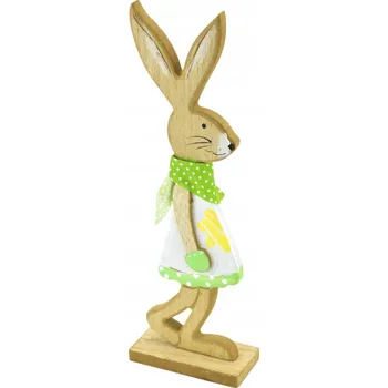 Obraz Velikonoční figurka, dřevěný zajíc, 24 cm