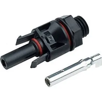 solární kabel Konektor MC-4-M na panel - female /MC4/ (Pro solární kabel 4-6 mm2)