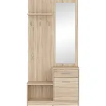 BRW Nepo Plus předsíňová stěna PPK Dub Sonoma