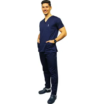 Zdravotnický oděv Tmavě modrý zdravotnický set - unisex | drinuniforma.cz